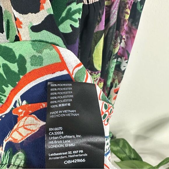 Anthropologie X Lil Sire Puff-Sleeved Floral Blouse Top Size XS Boho Cottagecore - Picture 7 of 10